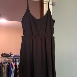 Volcom black mini dress